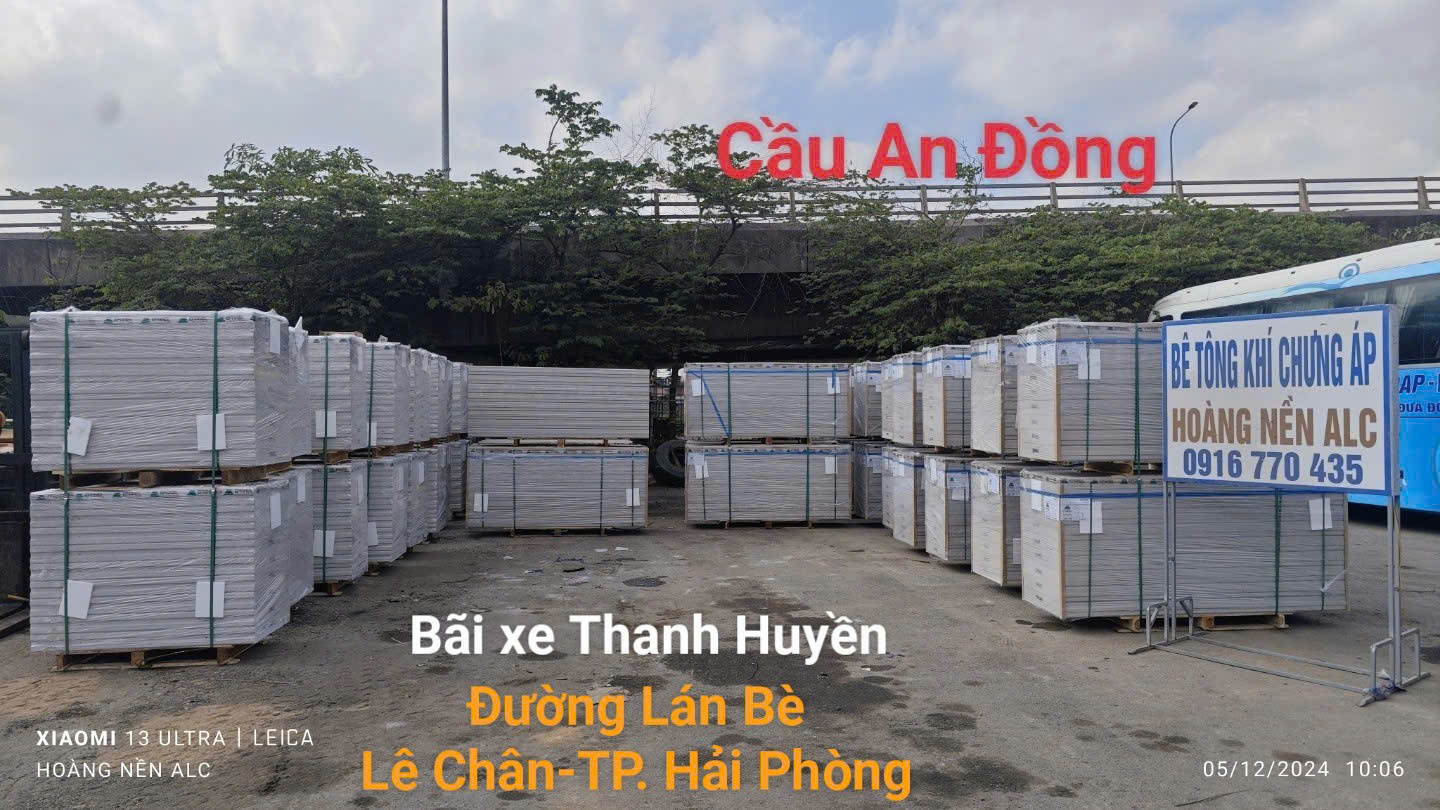 Tổng kho bê tông khí chưng áp ALC - Hải Phòng